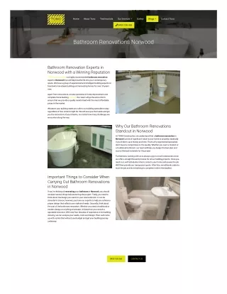 Bathroom Renovations Norwood