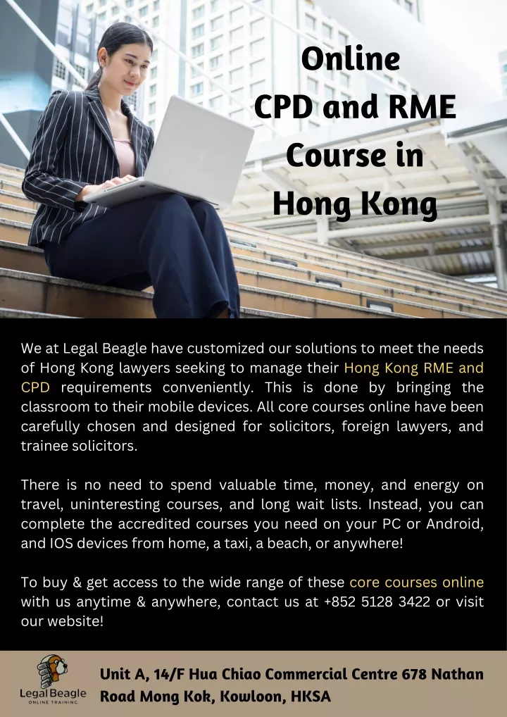 online cpd and rme course in hong kong