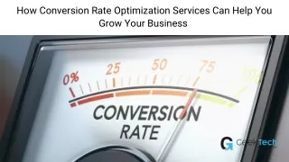 How Conversion Rate Optimization Services Can Help You Grow Your Business