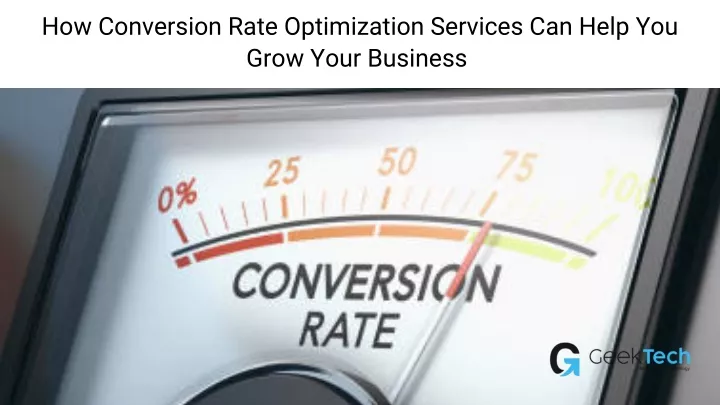 how conversion rate optimization services