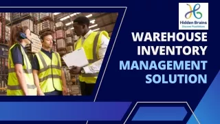 warehouse inventory management solution