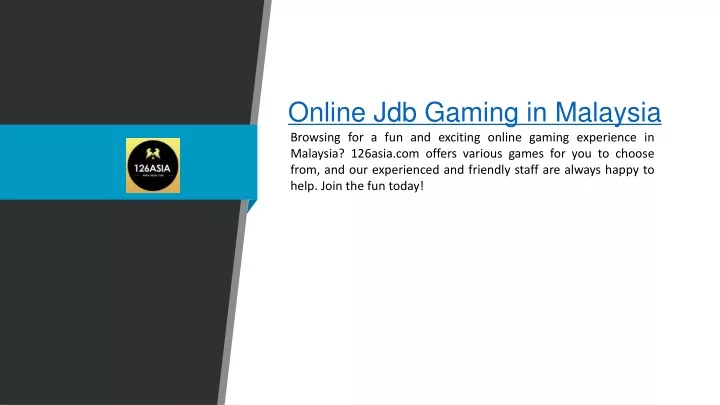 online jdb gaming in malaysia