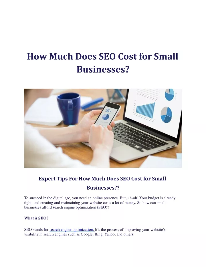 how much does seo cost for small businesses