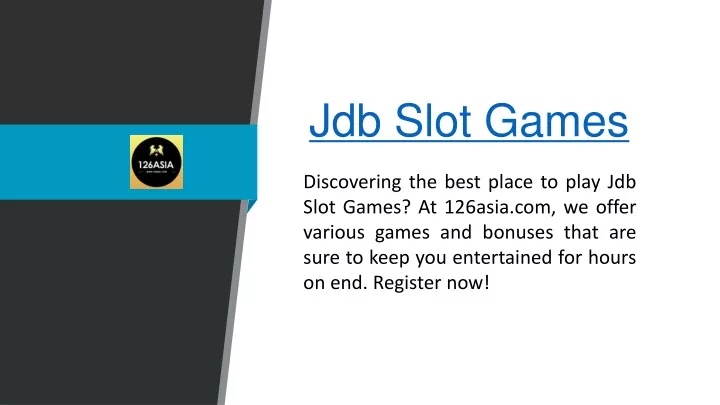 jdb slot games