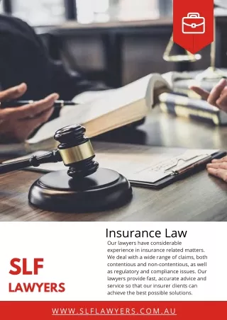 SLF Lawyers-Insurance Law