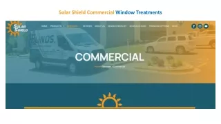 Solar Shield Commercial Window Treatments