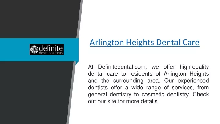 arlington heights dental care