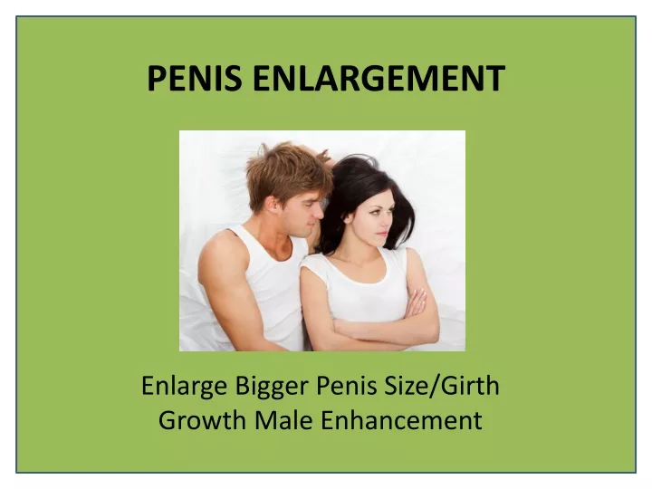 penis enlargement