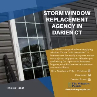 storm window replacement agency in darien ct