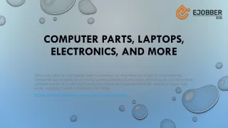 Computer Parts, Laptops, Electronics, and More