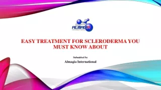 easy treatment for scleroderma you must know about