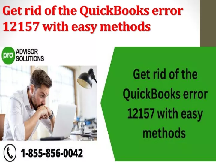 get rid of the quickbooks error 12157 with easy methods