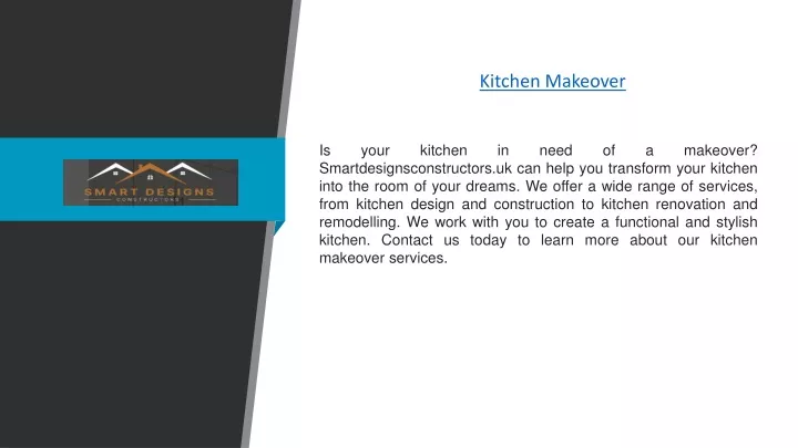 kitchen makeover