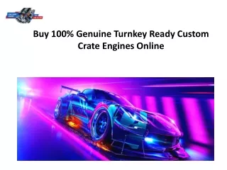 buy 100 genuine turnkey ready custom crate