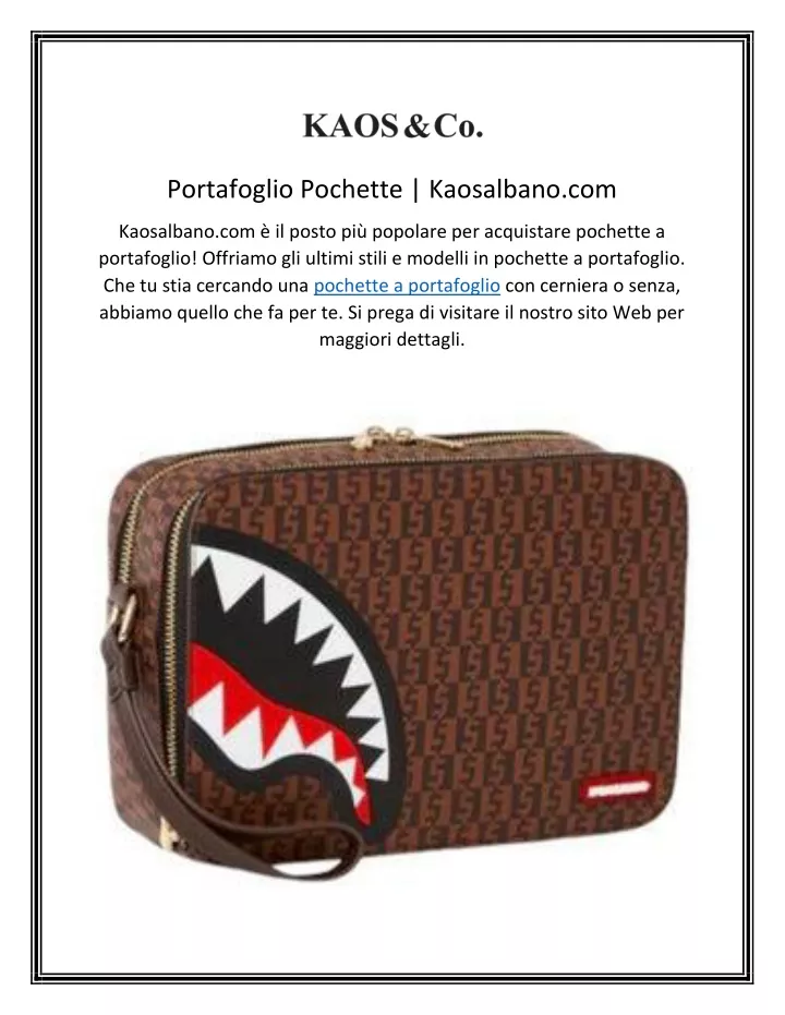 portafoglio pochette kaosalbano com