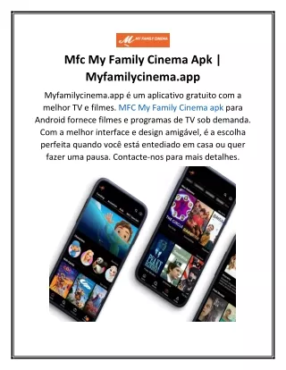 Mfc My Family Cinema Apk  Myfamilycinema.app