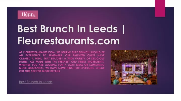 best brunch in leeds fleurrestaurants com