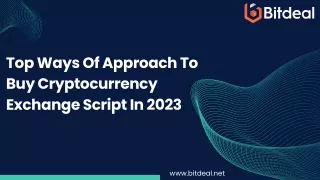 top ways of approach to buy cryptocurrency