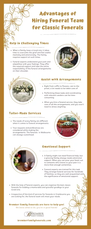 Advantages of Hiring Funeral Team for Classic Funerals