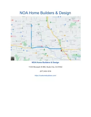 noa home builders design