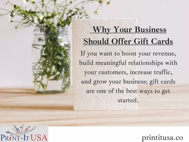 why your business should offer gift cards