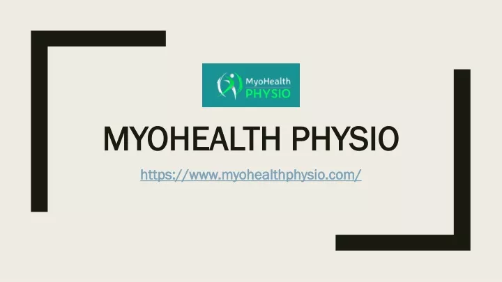 myohealth myohealth physio