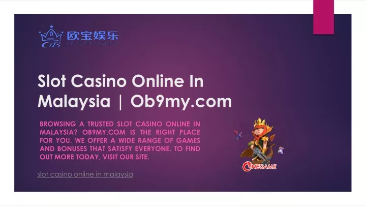 slot casino online in malaysia ob9my com