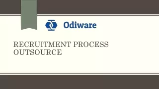 Recruitment process outsource
