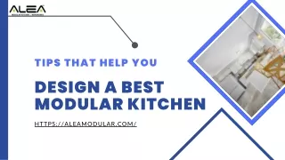 Tips That Help You Design A Best Modular Kitchen