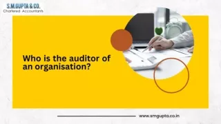 Who is the auditor of an organisation