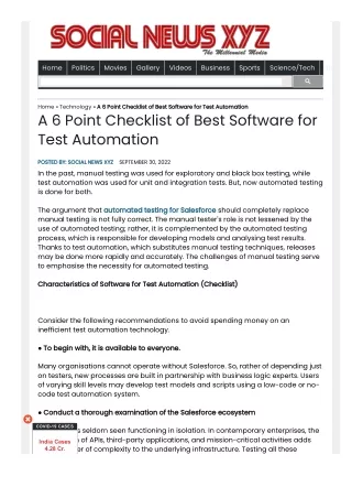 home technology a 6 point checklist of best