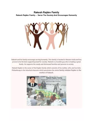 rakesh rajdev family rakesh rajdev family serve