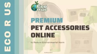 Premium Pet Accessories Online to Reduce Environmental Harm