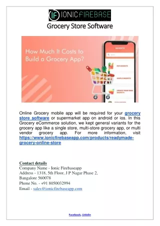 grocery store software grocery store software