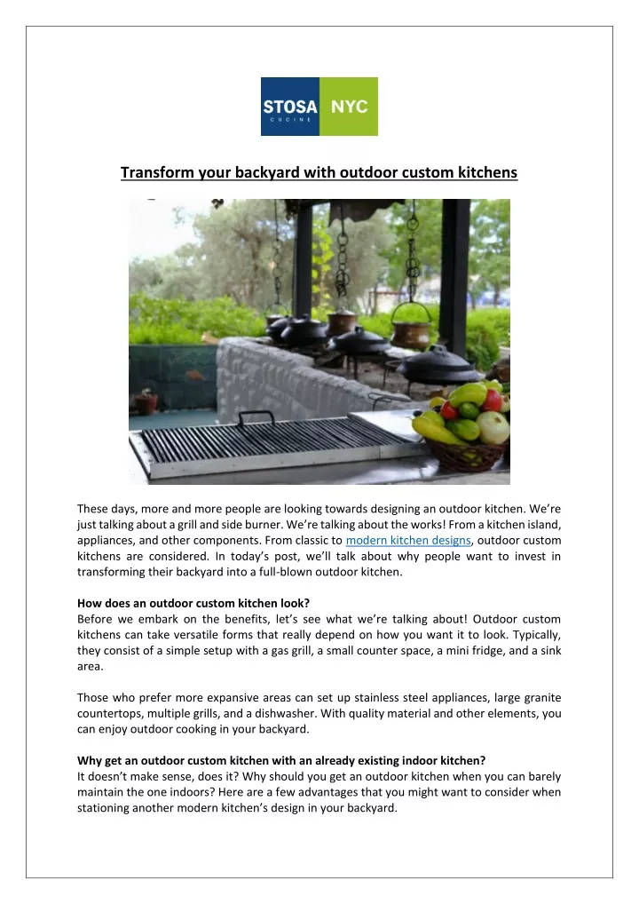 transform your backyard with outdoor custom