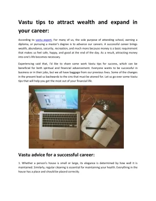 vastu tips to attract wealth and expand in your