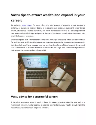 vastu tips to attract wealth and expand in your
