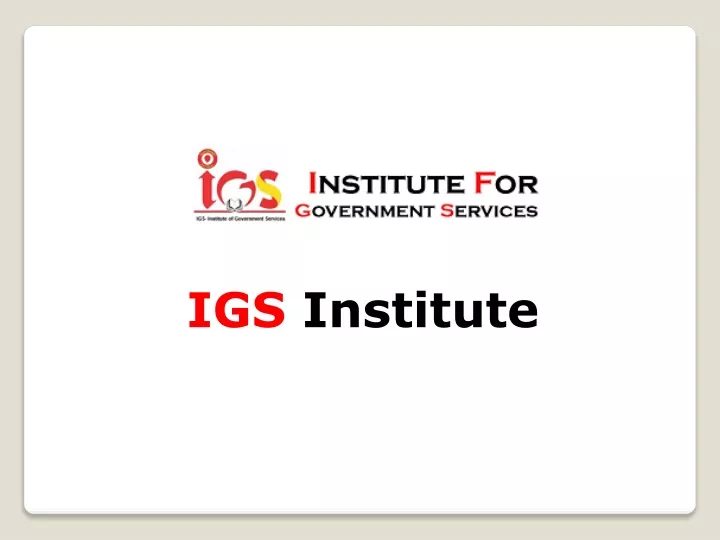 igs institute