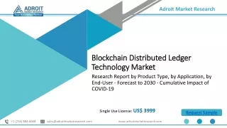 blockchain distributed ledger technology market
