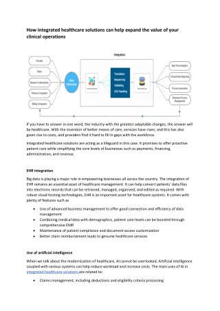 how integrated healthcare solutions can help