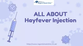all about hayfever injection