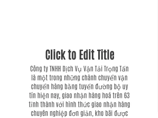 Vận Tải Trọng Tấn
