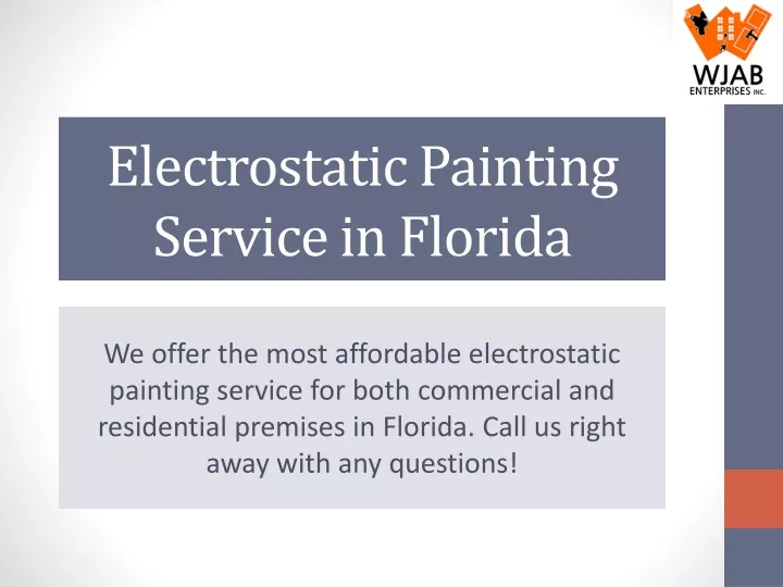 electrostatic painting service in florida