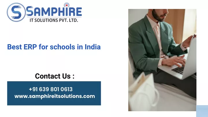 best erp for schools in india