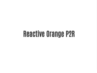 Reactive Orange P2R