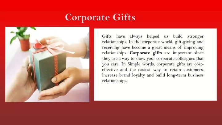 corporate gifts