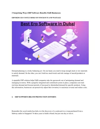3 surprising ways erp software benefits