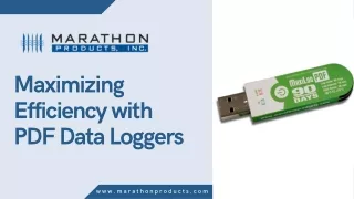 maximizing efficiency with pdf data loggers