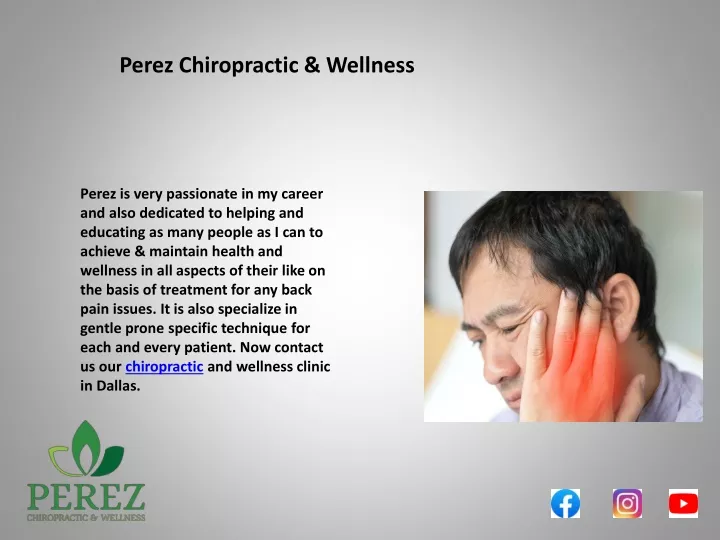 perez chiropractic wellness