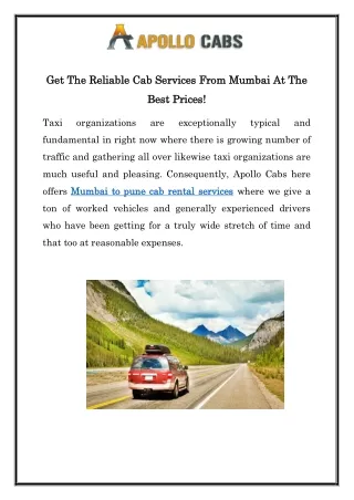 get get the the reliable cab services reliable